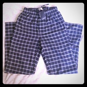 🎈 2/$12 NWT Men’s LANDS END Plaid Pajama Bottoms
